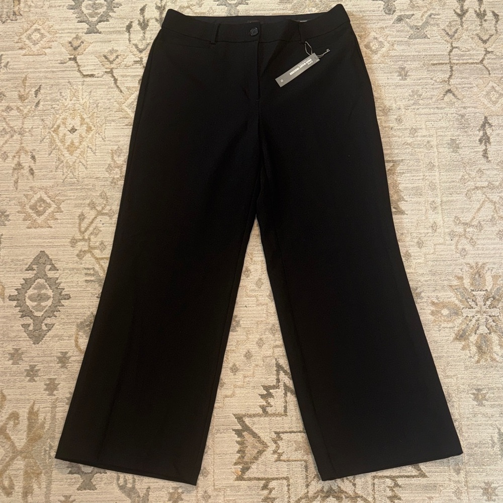 LOFT Black Wide-Leg Dress Pants